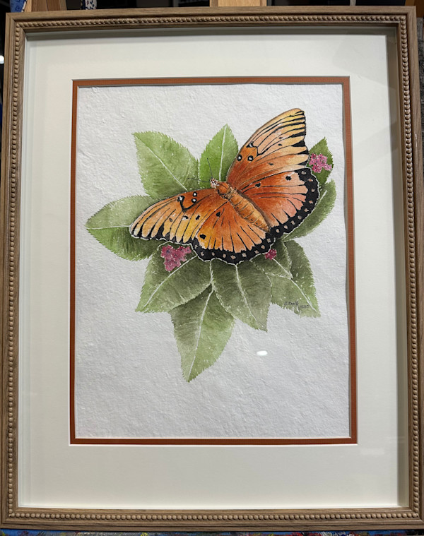 Monarch in My Yard by Becky Chelf