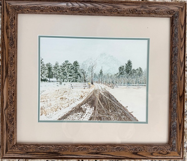 Snowy Estes Park, Colorado by Ray Eikerts, Image 1.