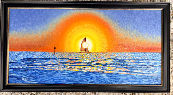 Beach Sunset in Clearwater Florida by Ray Eikerts, Image 1.