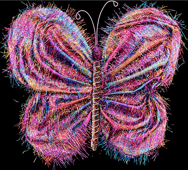Iridescent Butterfly by Donna Cariker