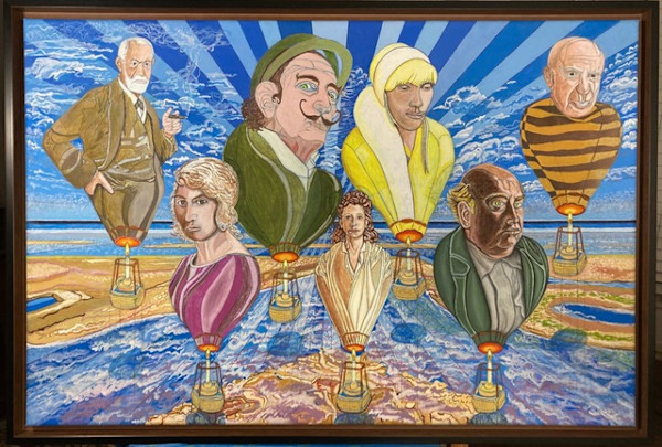 The seven de-vine Dali familiar Spaniard delusions of grandeur hot-air Catalan Clan. by Ray Eikerts