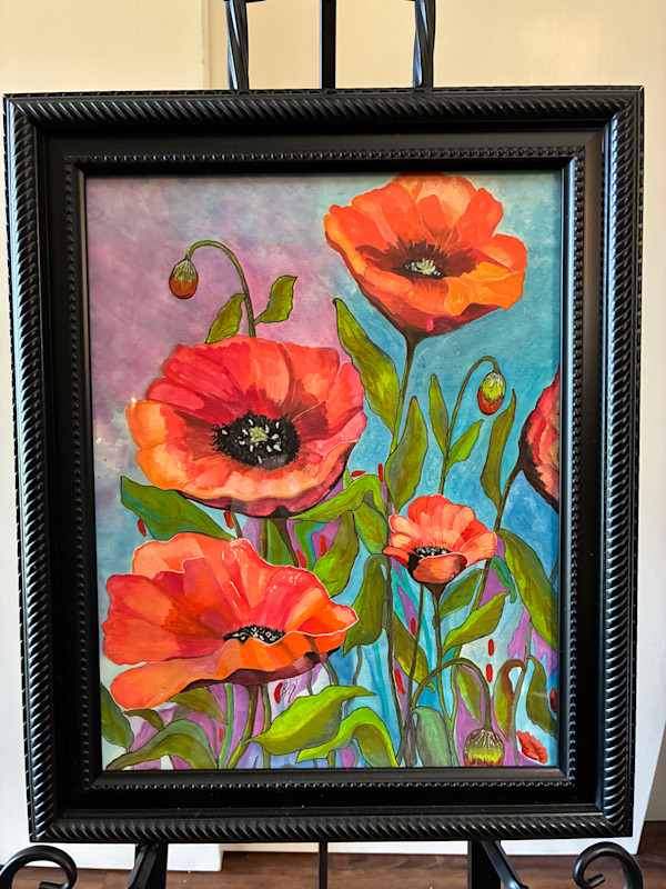 Happy Poppies by Brenda Green