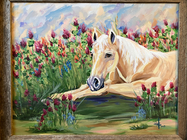 Nestled In Clover by Heather Burris