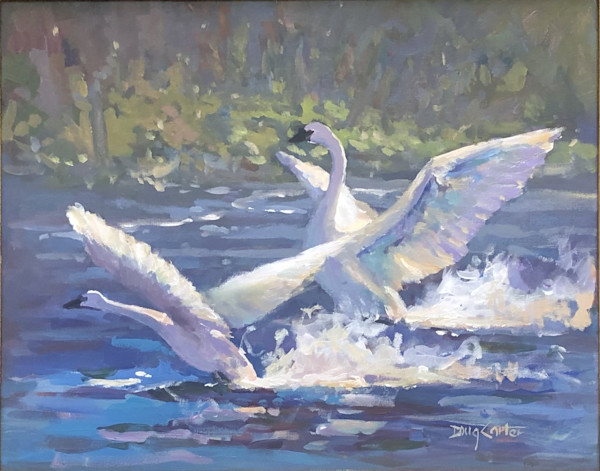 “Swan Flight” by Doug Carter