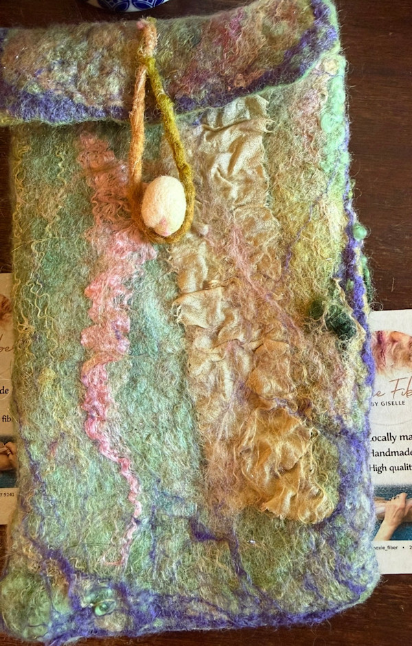 Felted case by Giselle Williams, Image 1.