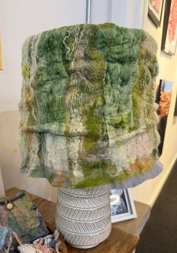Felted lamp by Giselle Williams, Image 1.
