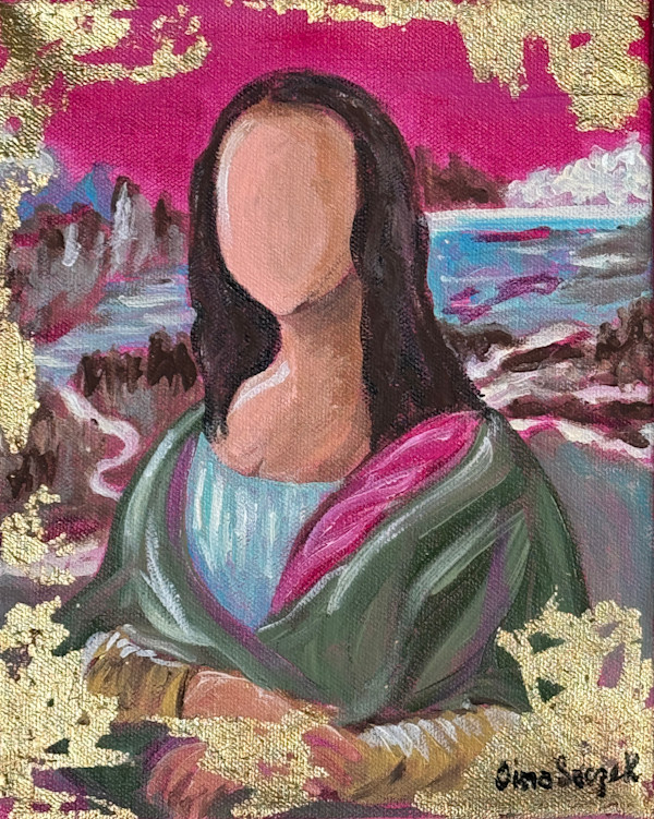 Pink Mona by Tina Saczek