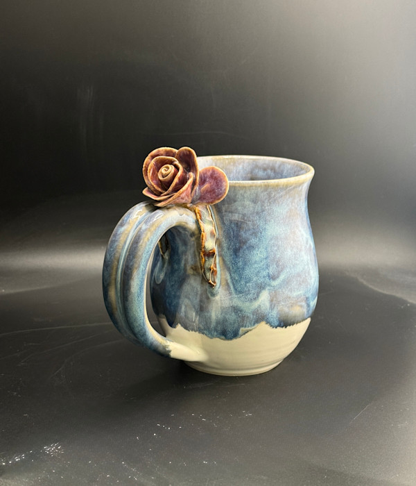 Violet Rose Mug by Nicole Nalbach, Image 1.