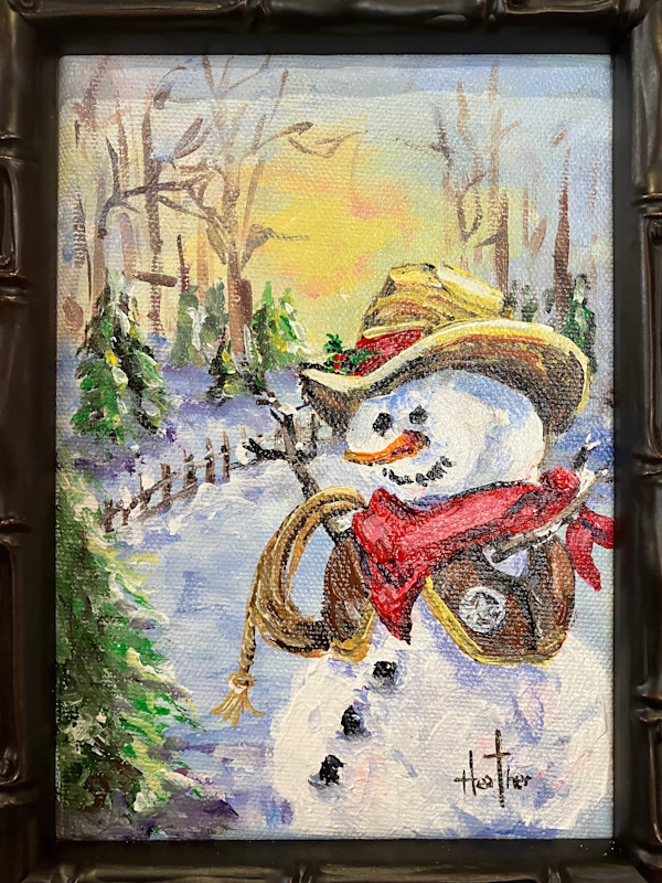 Cowboy Snowman by Heather Burris