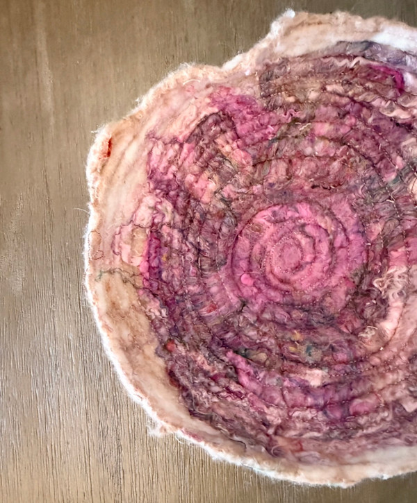 Felted bowl by Giselle Williams, Image 1.