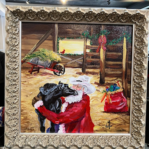Santa Nuzzles by Heather Burris, Image 1.