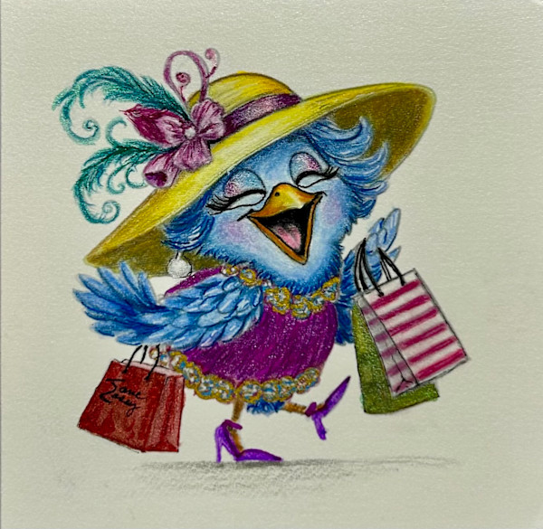 Birds  “The Happy Shopper” by Jane Casey