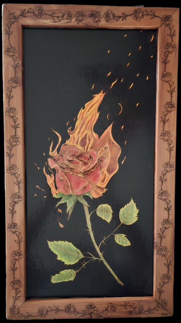 The Burning Rose by Butch Halberstadt