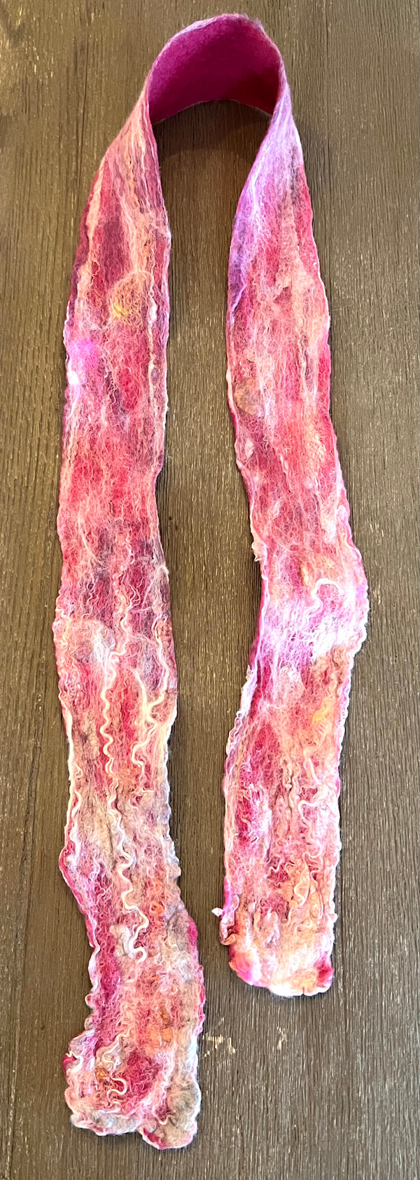 Felted scarf by Giselle Williams