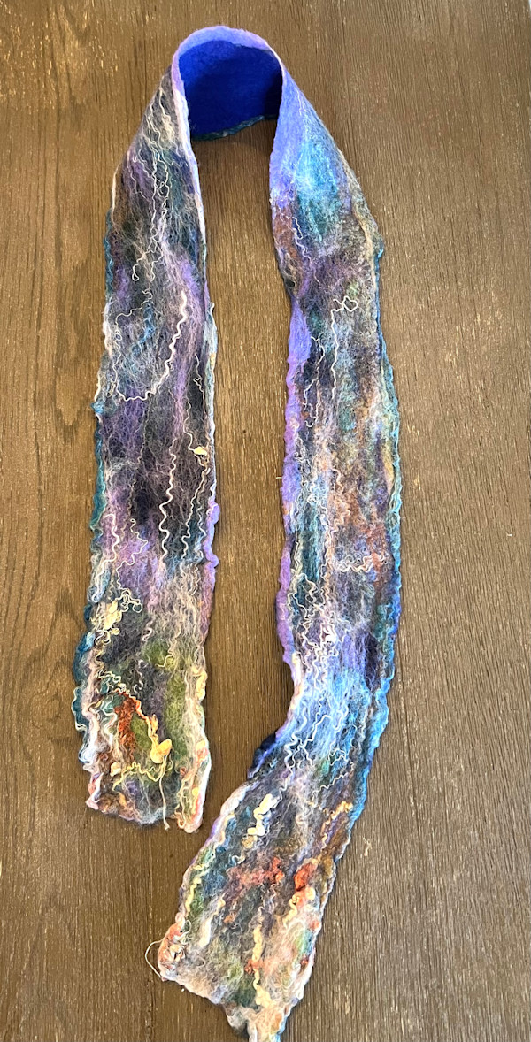 Felted scarf by Giselle Williams