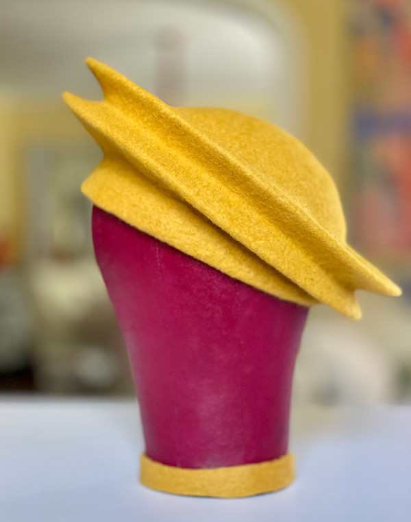 Olivia Beret With Folds by Alicia Stanley, Image 1.