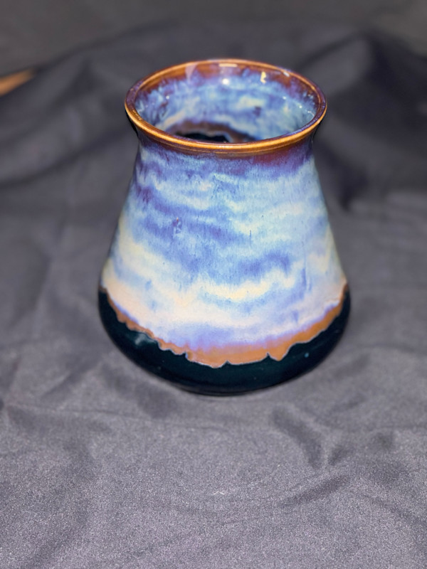 Onyx Galaxy Vase by Nicole Nalbach