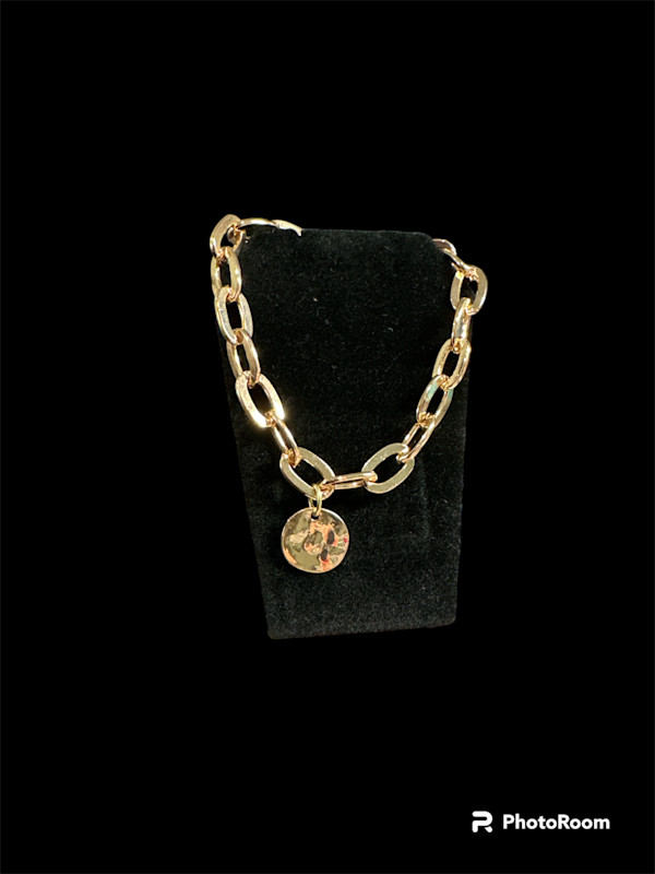 Gold Bracelet by Barbara Miller
