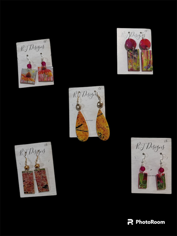 Earrings by Barbara Miller