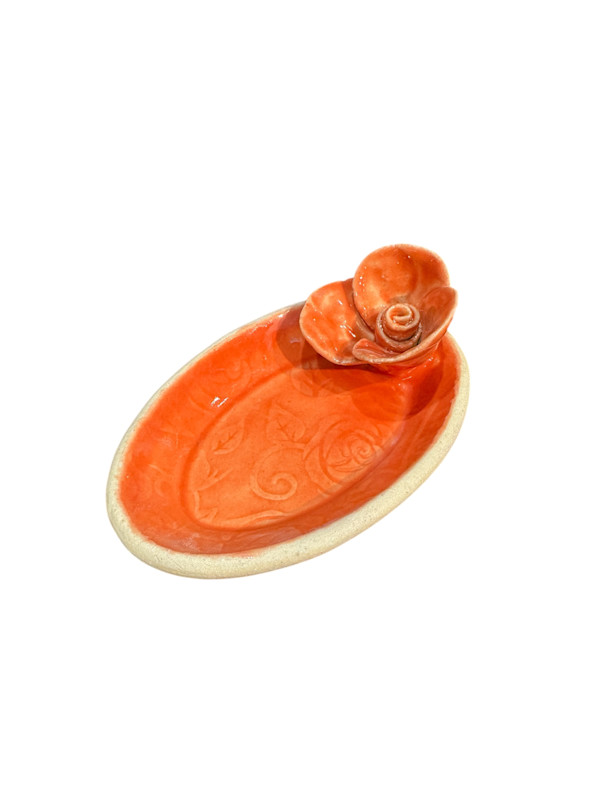 Small Rose Dish by Nicole Nalbach, Image 1.