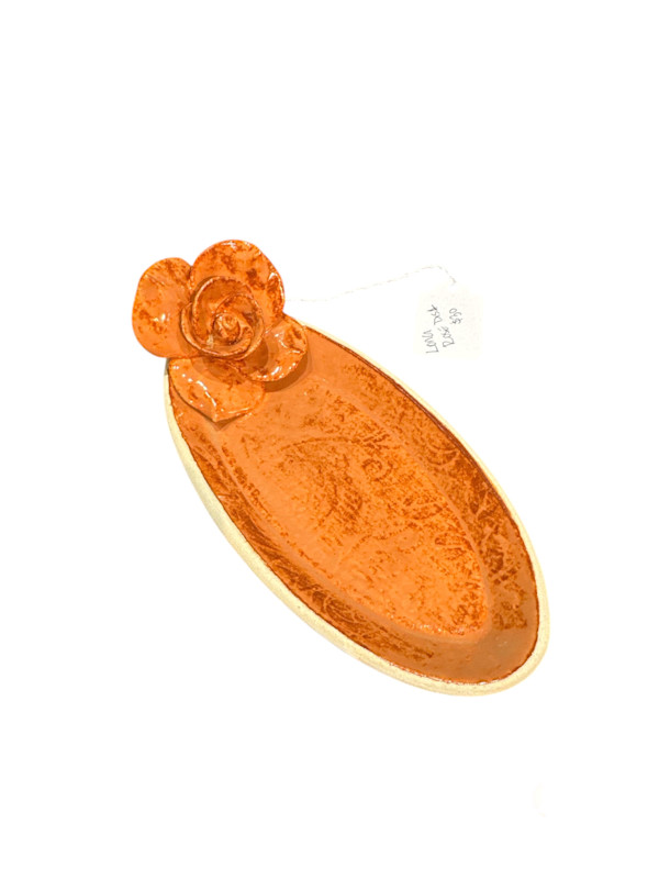 Long Rose Dish by Nicole Nalbach, Image 1.