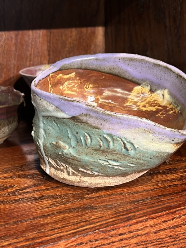 Purpled Edge Bowl by Serenity Mitchell