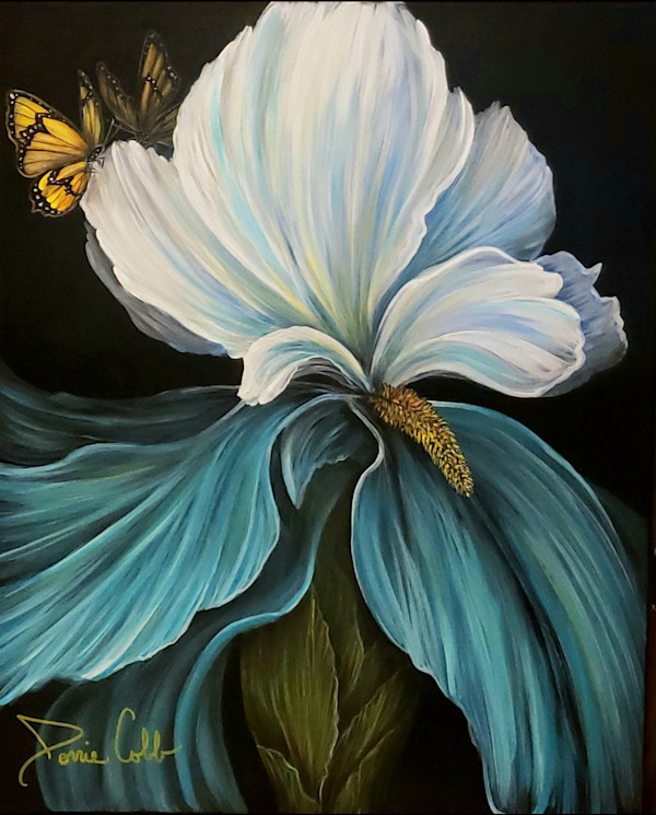 Turquoise Iris by Dorrie Ann Cobb
