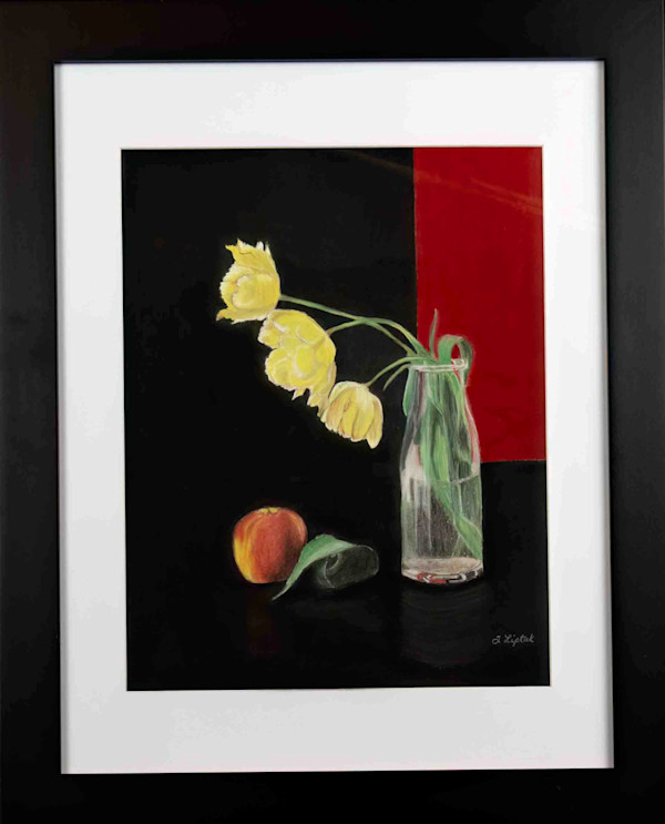Three Yellow Flowers by Teri Liptak