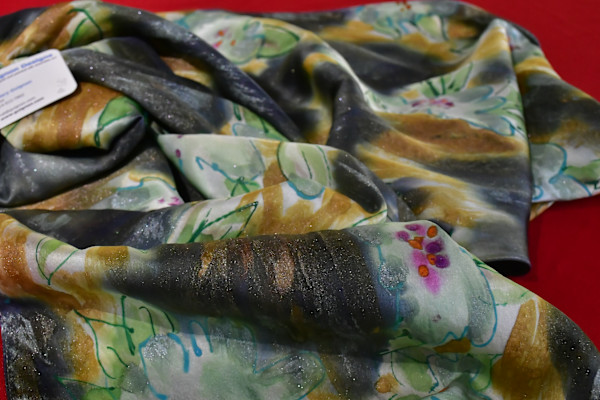 silk decor scarf by Grace Valery Guignon