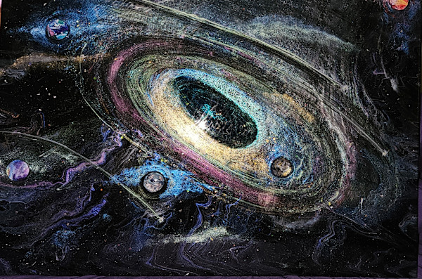 GALAXY IN  MOTION by Pam McAdams