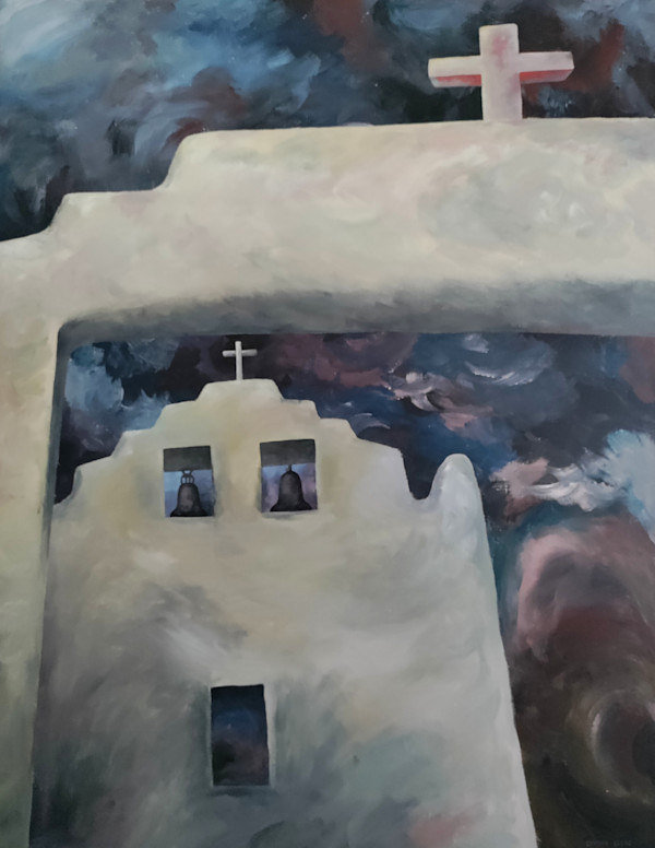 Mission San Jose de la Laguna New Mexico by Cynthia Clerc