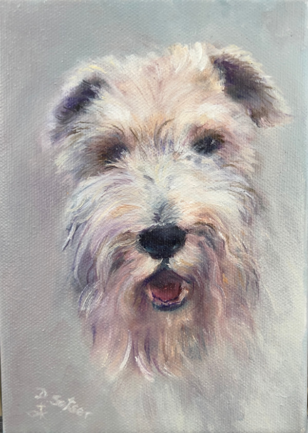 Amelia, a Furry Muse - Commission Piece by Deborah Setser