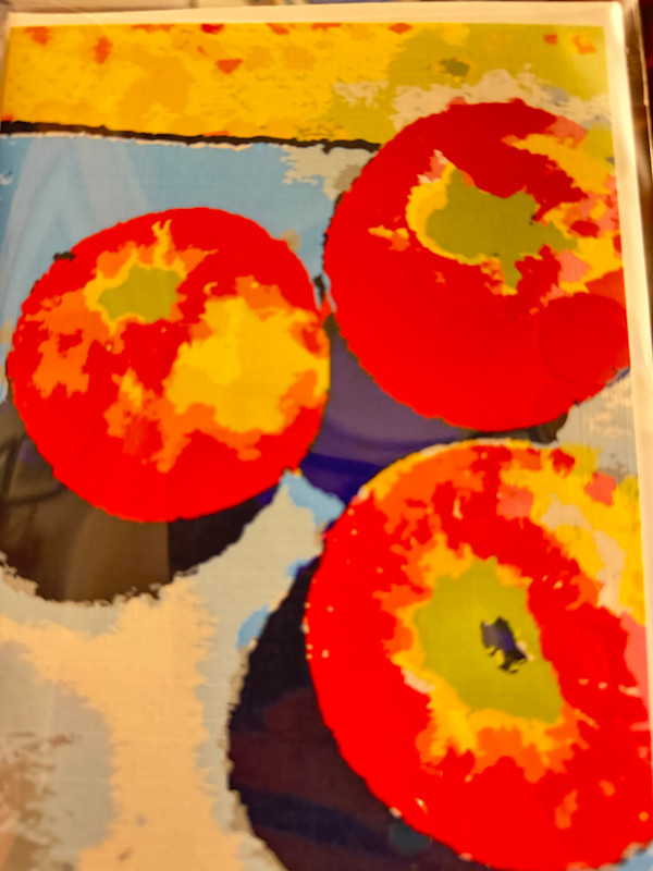 TC Apples Greeting Card by Charrise Mccrorey