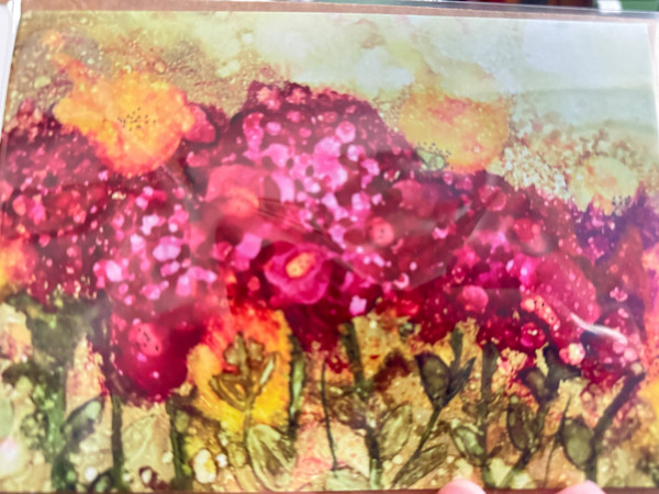 Field of Flowers Greeting Card by Charrise Mccrorey