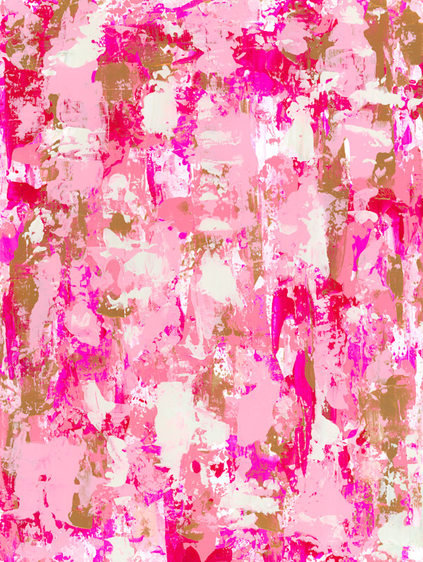 Pink Peony Splashes by Kathryn Davies