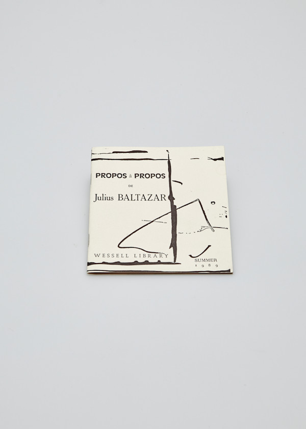 Propos à propos de Julius Baltazar by julius Baltazar-L