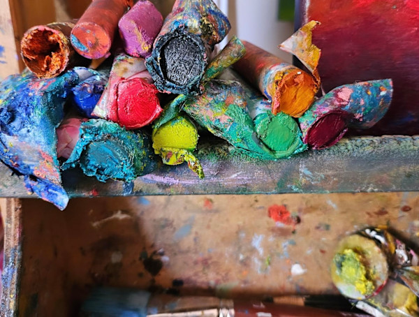 Pigment Stick Bath Tub Close Up by Randine Westlund