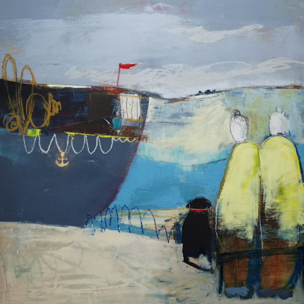 Eating Chips Watching Ships by Jane Clatworthy