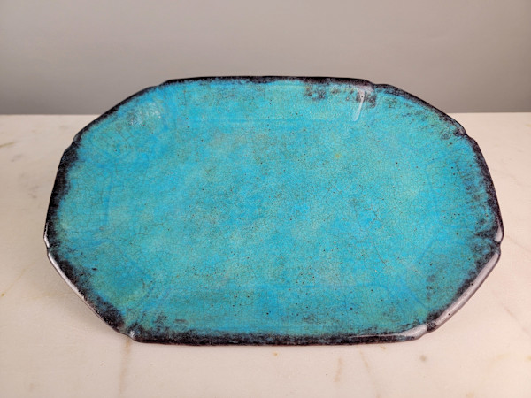Durant Kilns Plate 1919 by Leon Volkmar, Durant Kilns, Image 1.