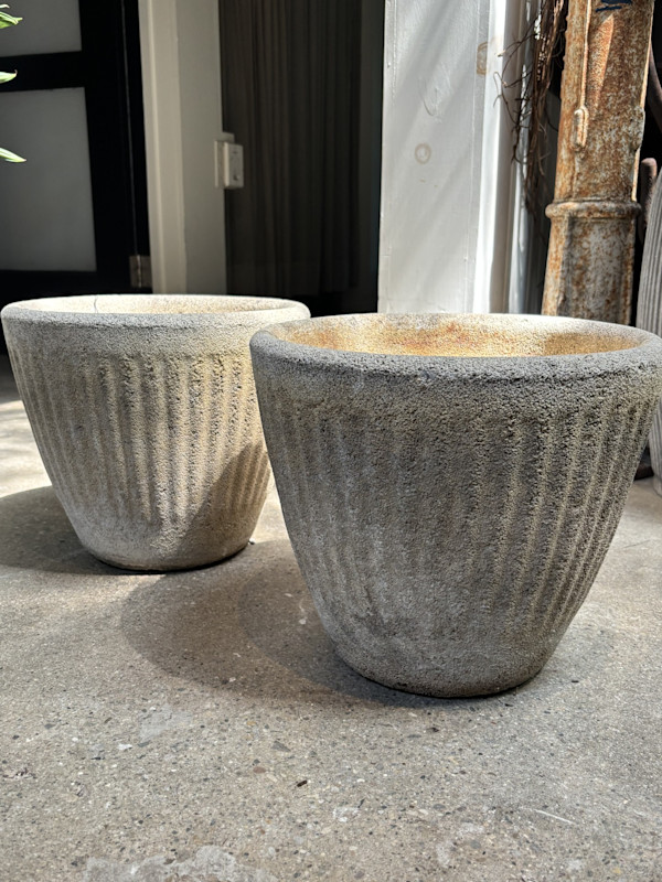 Tapered Planters Pair, Image 1.