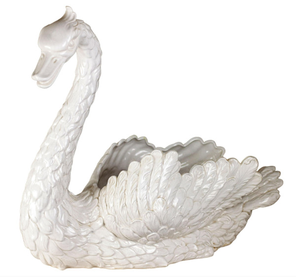 Mid-Century Italian Swan Jardinier