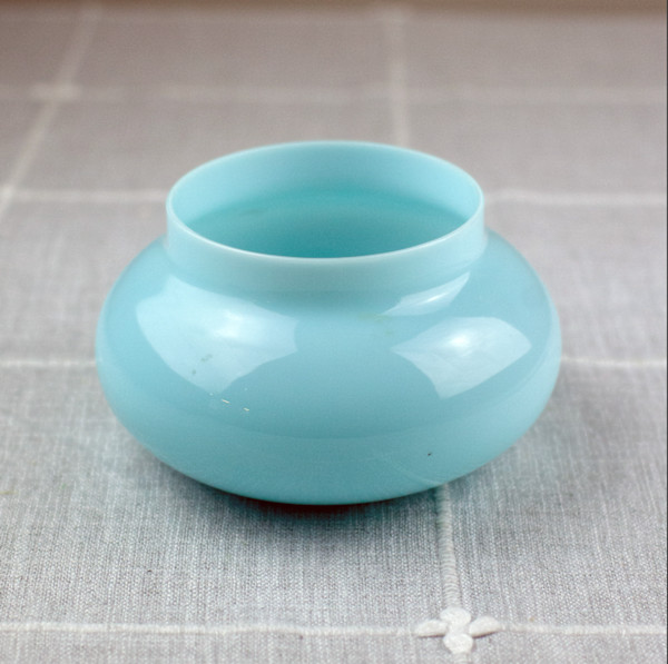 Blue Blown Glass Bowl, Image 1.