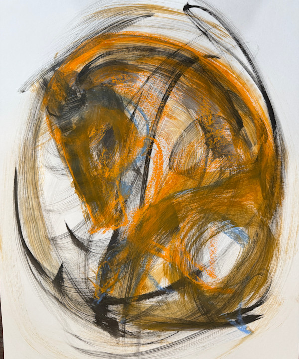 Orange Whirlwind by Susan L Mueller