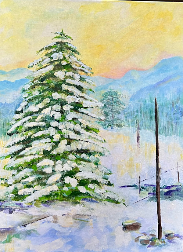 Chilly Sun in the Blue Ridge by Pamela Roberts