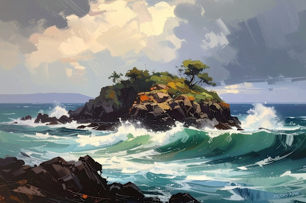 I'd ThinkTwice About Swimming Today by Joseph Perryman