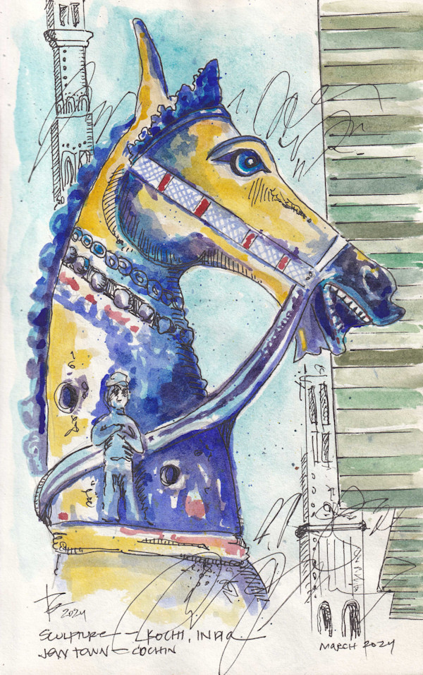 Travel Sketches - Various by Terri Goodness, Image 1.