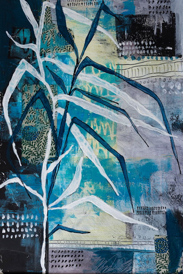 Winter Garden Grass by Terri Goodness