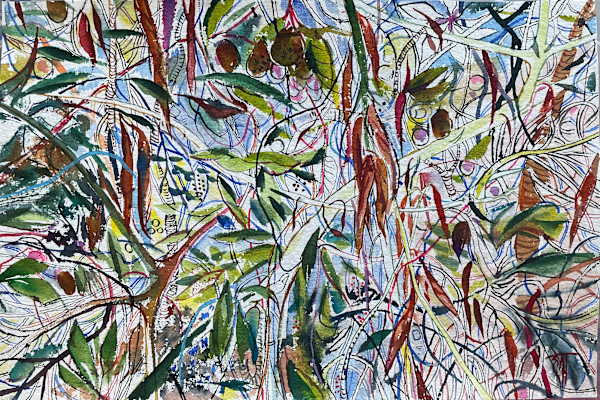 Swimming in leaves by Hema A. Bharadwaj, Image 1.