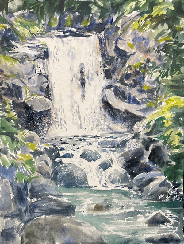Waterfall 1 by Hema A. Bharadwaj