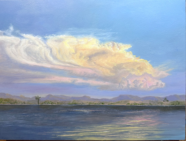 Arizona Lake Sunset by Bethany Stephan